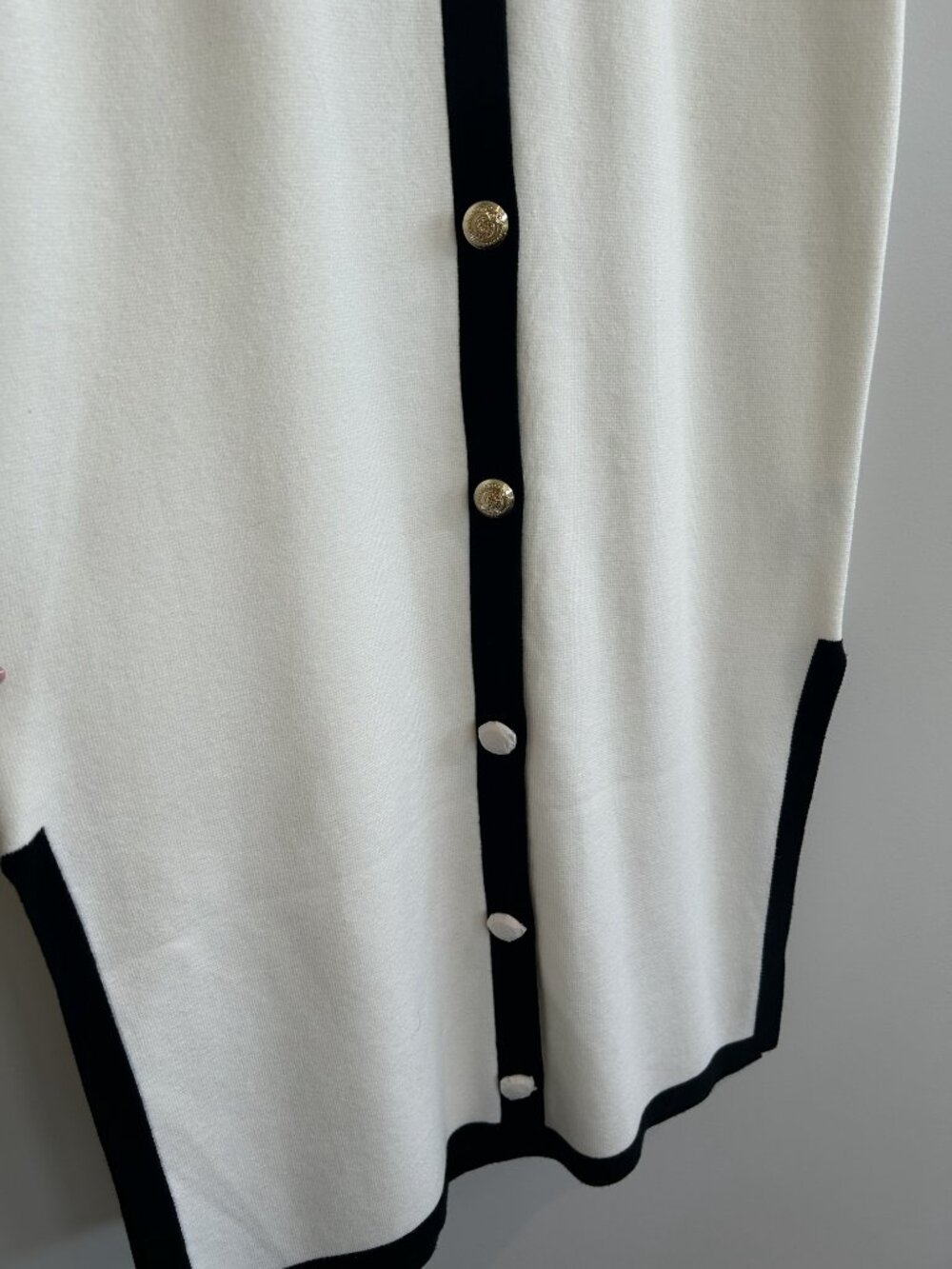 Nicole Knit Midi Dress with Tie - Picture 7 of 9